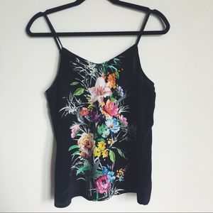 NWOT Silk floral cami by Eloise